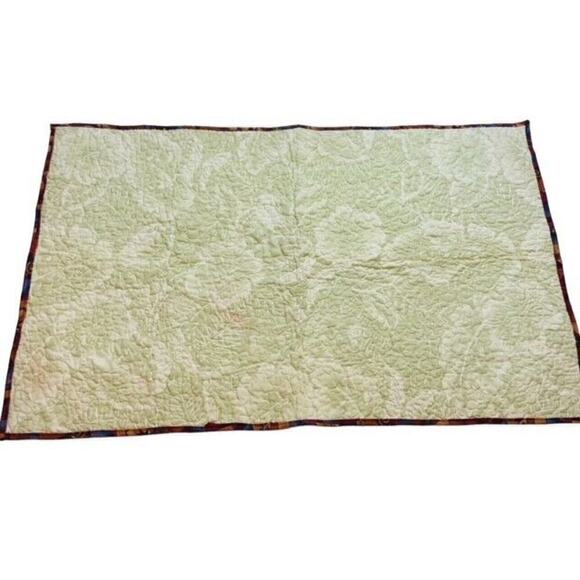 Quilted Tapestry Holy Family‎ Manger Scene Mat Holiday Christmas Nativity - Picture 2 of 6